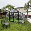 Seră ROA Luxury EHLB 4.0 DD, tip Oranjerie, din oțel galvanizat la cald și policarbonat monolitic, clar şi ultra rezistent