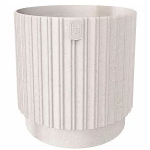 Ghiveci Mika Cyli Petit Eco Wood 18 alb