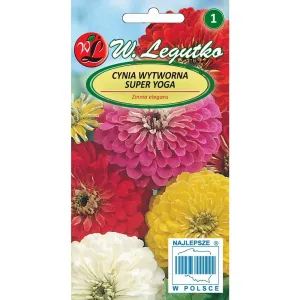 Seminte de Zinnia (Cârciumăreasă) Super Yoga, mix multicolor