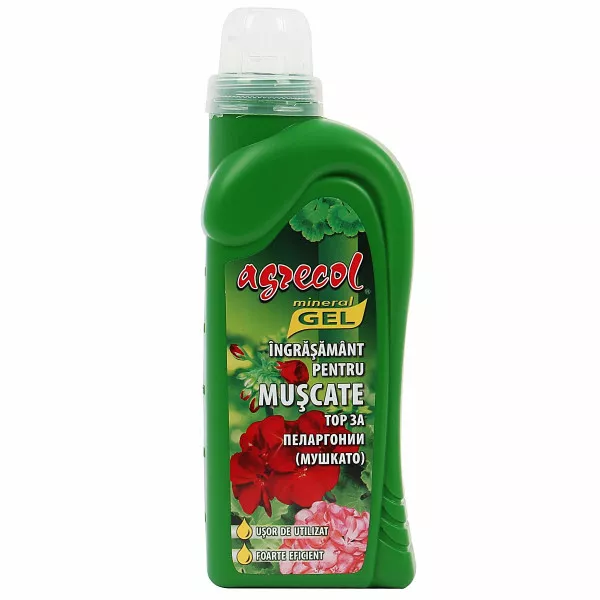 Îngrăşământ mineral gel pentru muşcate
