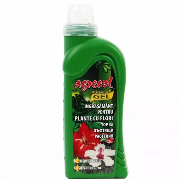 Îngrăşământ mineral gel pentru plante cu flori