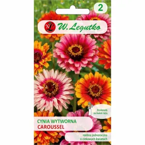 Seminte de Zinnia (Cârciumăreasă) Caroussel Legutko