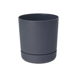 Ghiveci cu farfurie Satina 13 gri