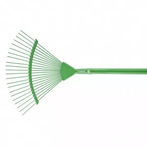 Greblă frunze tip evantai, coadă metalică, 22 dinți, 1500 mm