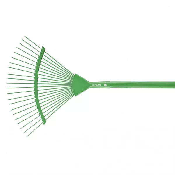Greblă frunze tip evantai, coadă metalică, 22 dinți, 1500 mm