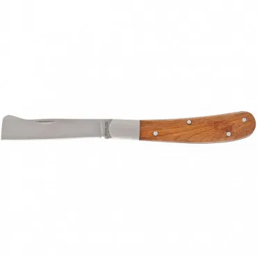 Briceag de grădină, 173 mm, pliabil, mâner din lemn