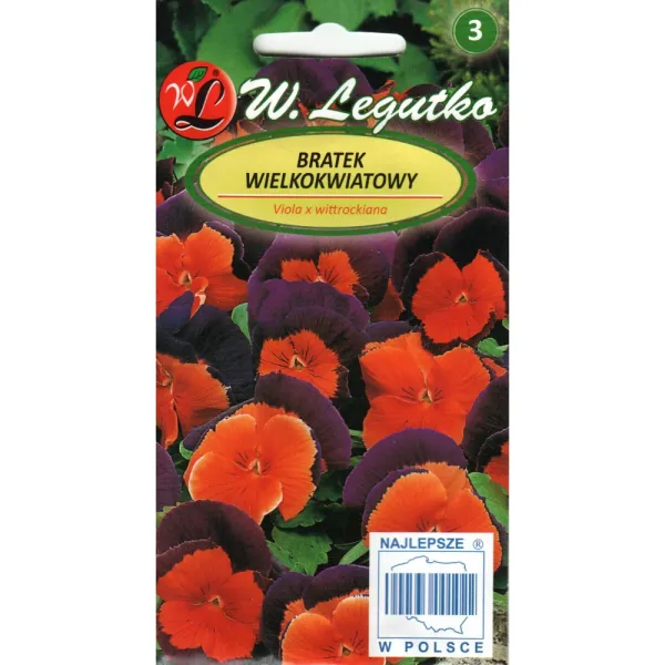 Semințe de Panseluțe Orange Violet