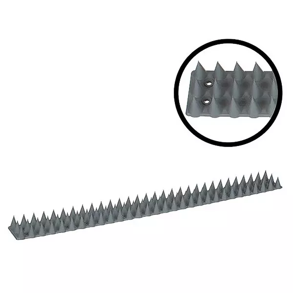 Țepi Anti-Păsări Sky Fence, Antracit, 45 × 5 cm, set 3 bucăți