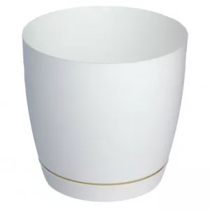 Ghiveci rotund Toscana 15 alb