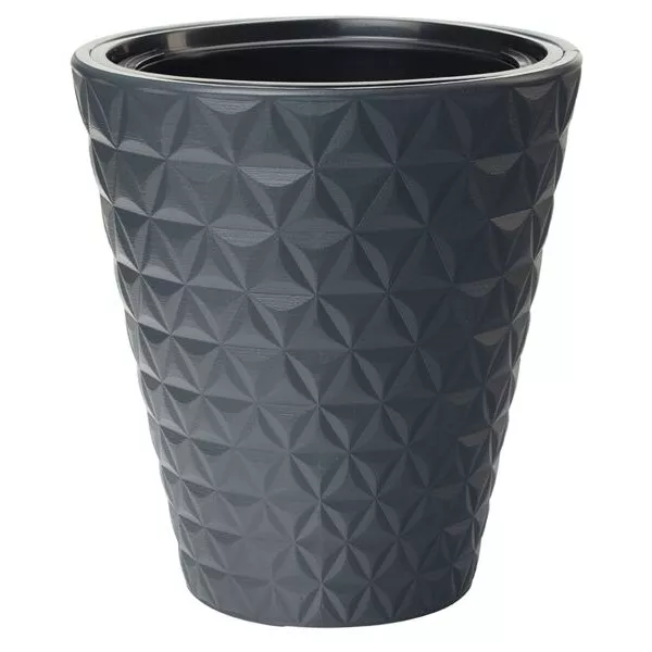 Mască Diamond 30 cu ghiveci inerior gri