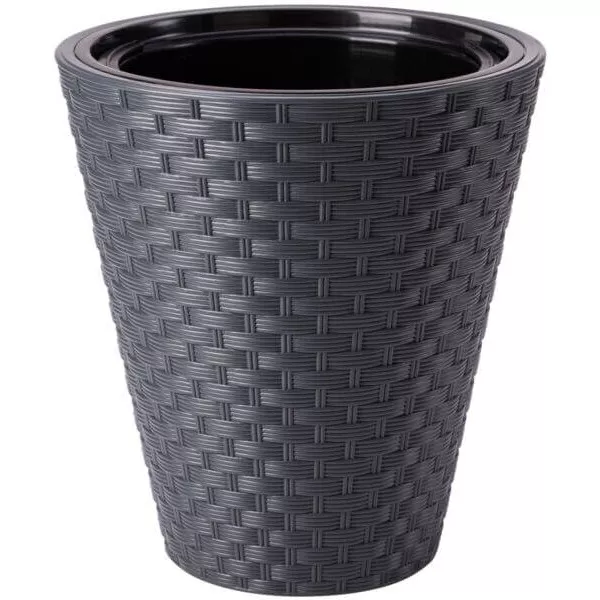 Mască Rattana cu ghiveci interior 30 gri