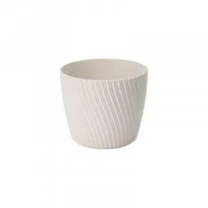 Ghiveci Mika Eco Wood 17 alb