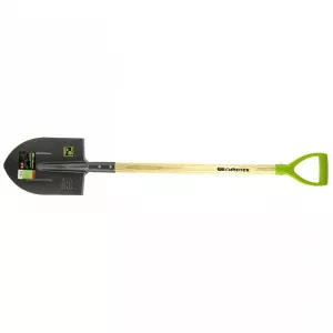 Cazma ranforsată din oțel, coadă din lemn lăcuit, 210х290х1150 mm