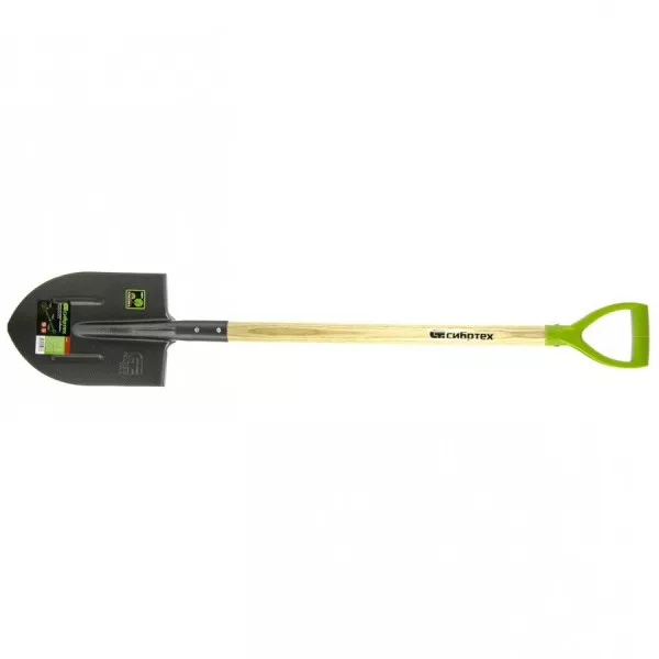 Cazma ranforsată din oțel, coadă din lemn lăcuit, 210х290х1150 mm