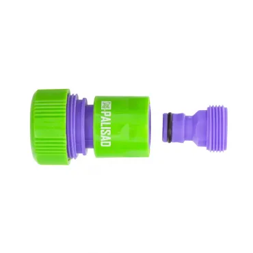 Conector pentru furtun 3/4" și adaptor cu filet exterior 3/4"