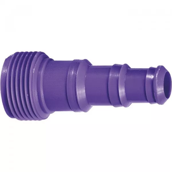 Adaptor plastic, 3/4", filet exterior, conexiune de tranzit