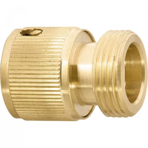 Conector alamă pentru furtun, filet exterior 3/4"