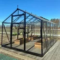 Seră ROA Luxury EHLB 2.5, tip Oranjerie, din oțel galvanizat la cald și policarbonat monolitic, clar şi ultra rezistent