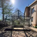 Seră ROA Luxury EHLB 4.0 DD, tip Oranjerie, din oțel galvanizat la cald și policarbonat monolitic, clar şi ultra rezistent