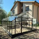 Seră ROA Luxury EHLB 4.0 DD, tip Oranjerie, din oțel galvanizat la cald și policarbonat monolitic, clar şi ultra rezistent