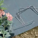 Cleme pentru fixare folii și plase Fixsol XL, metal, 20 x 25 cm, set 20 buc
