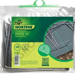 Cleme pentru fixare folii și plase Fixsol XL, metal, 20 x 25 cm, set 20 buc