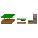 Plasă anticârtițe Avinet 1 x 10 m, 60 g/m2, 16 x 16 mm