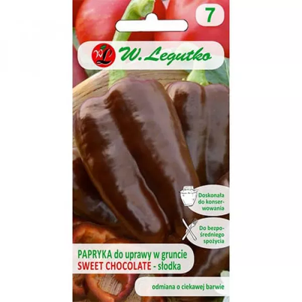 Semințe de ardei dulce Sweet Chocolate