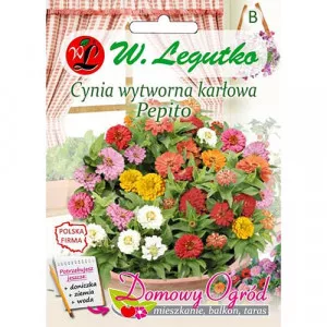 Semințe de zinnia Pepito, mix multicolor