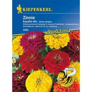 Semințe de zinnia (Cârciumăreasă) Espana, mix multicolor