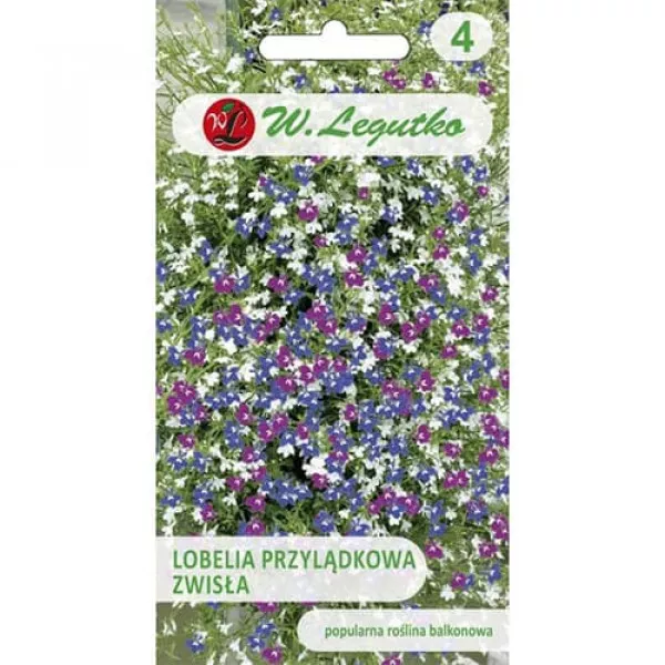 Semințe de lobelia curgătoare de ghiveci, mix multicolor