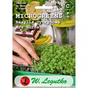 Semințe de microplante - Busuioc lămâios Mrs. Burns