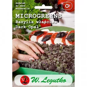 Semințe de microplante - Busuioc Dark Opal