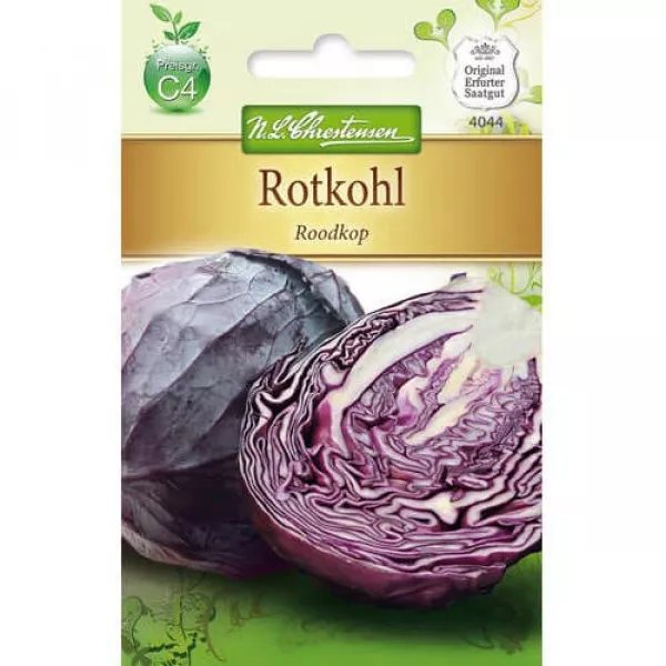 Semințe de varză roșie Roodkop