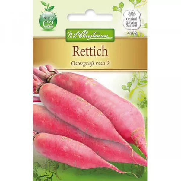 Semințe de ridiche Ostergruss Rosa 2