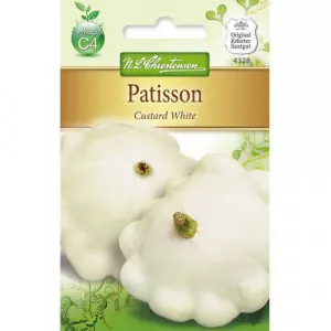 Semințe de dovlecel patison Custard White