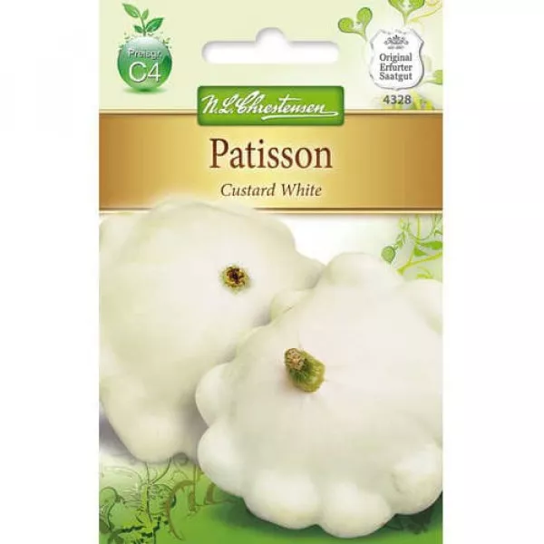 Semințe de dovlecel patison Custard White