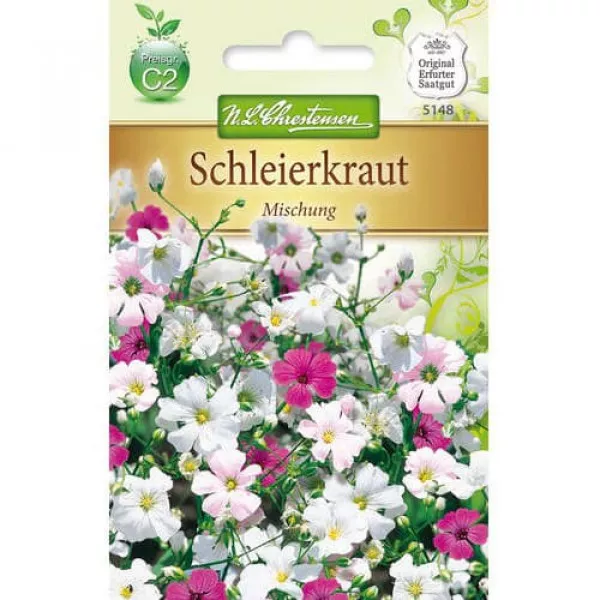 Semințe de floarea miresei (Gypsophila), mix multicolor