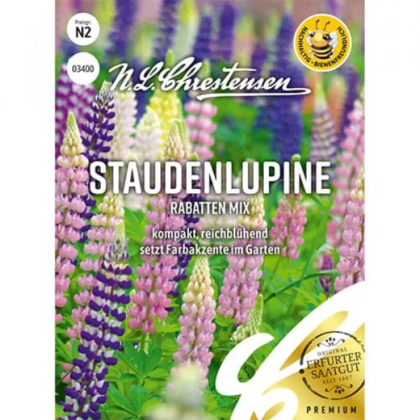 Semințe de lupin Border, mix multicolor