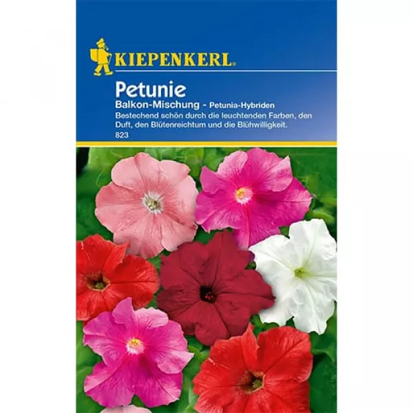 Semințe de petunie pentru balcon, mix multicolor