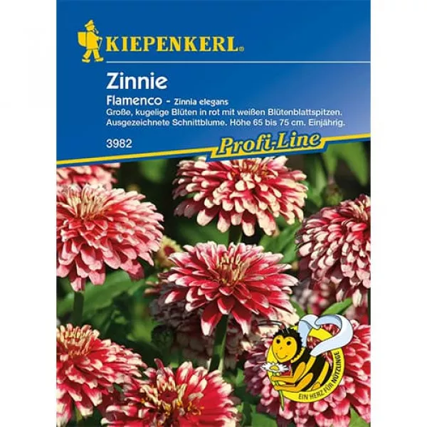 Semințe de zinnia (Cârciumăreasă) Flamenco