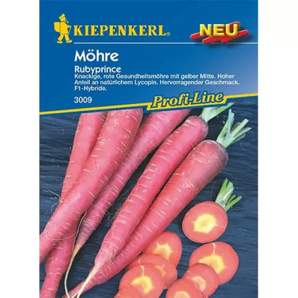 Semințe de morcovi Ruby Prince F1