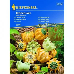 Semințe de dovlecel ornamental Crown, mix multicolor