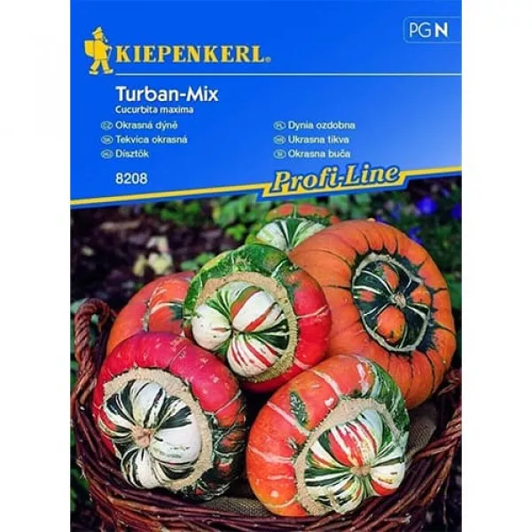 Semințe de dovlecel ornamental Turban, mix multicolor