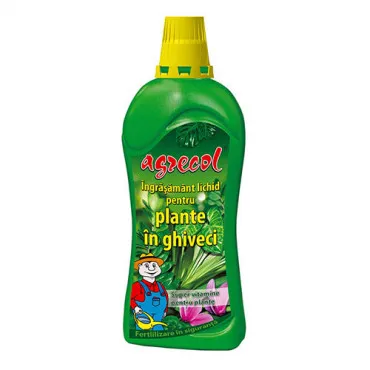 Îngrăşământ lichid pentru plante la ghiveci