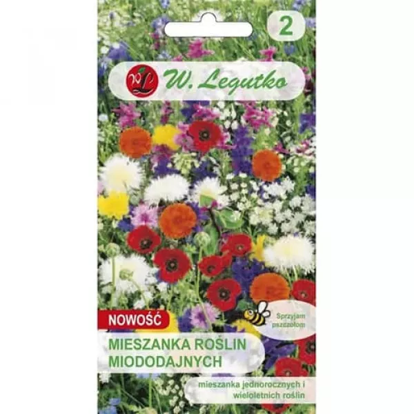 Semințe de flori comestibile, mix multicolor