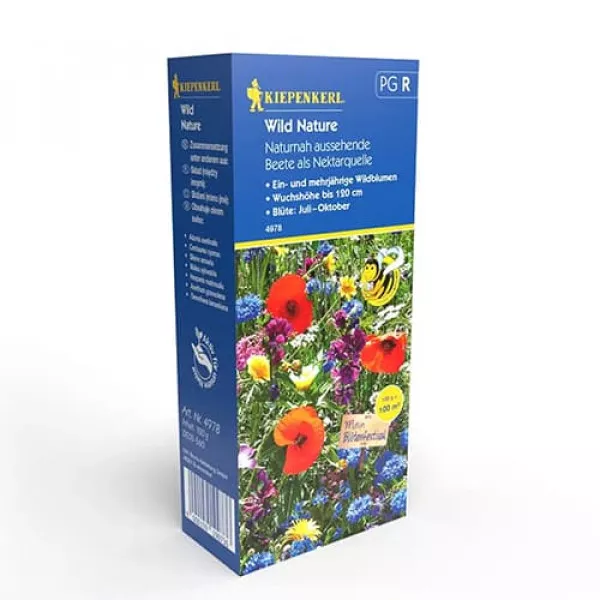 Semințe de flori Wild Nature, mix multicolor