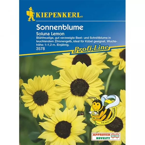 Semințe de floarea soarelui decorativă Soluna Lemon