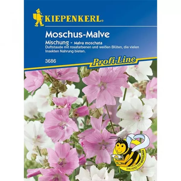 Semințe de malva moschata, mix multicolor