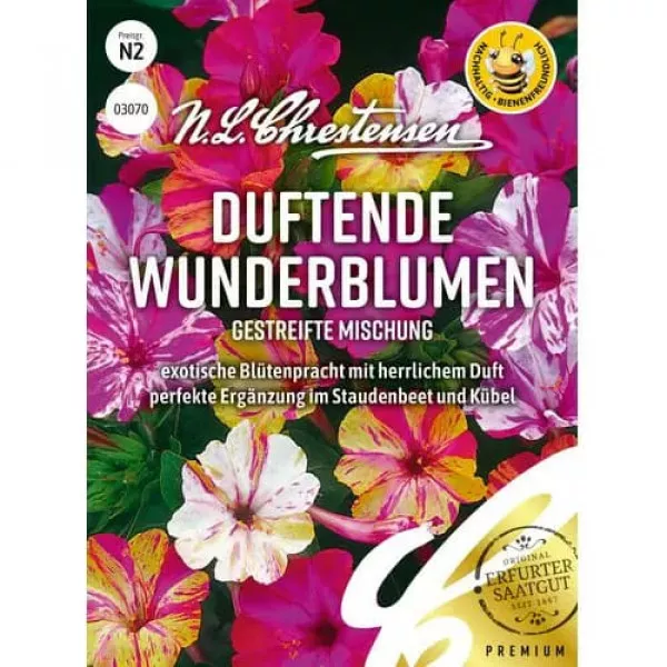 Semințe de frumoasa nopții (Mirabilis) Flower Wonder, mix multicolor